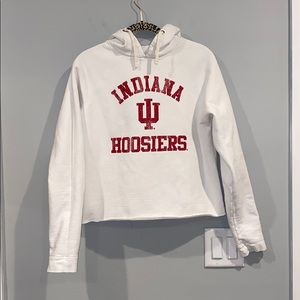 Indiana Hoosiers Cropped Hoodie